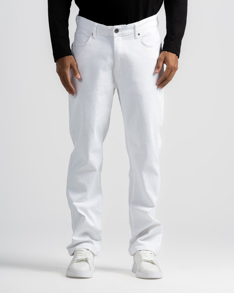 Dott Men’s Straight Fit Stretch Gabardine Pants – 5 Pocket - Image 1